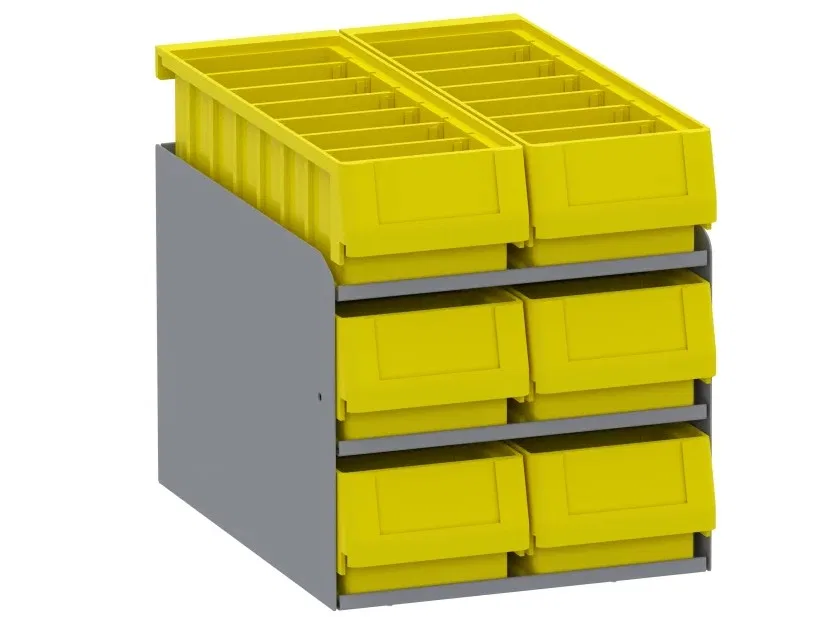 40341 – HOLMAN Van Storage System Cabinet, Shelf Mount 10 Inch Width x 14 Inch Depth x 11-1/2 Inch Height 2 Shelves W...